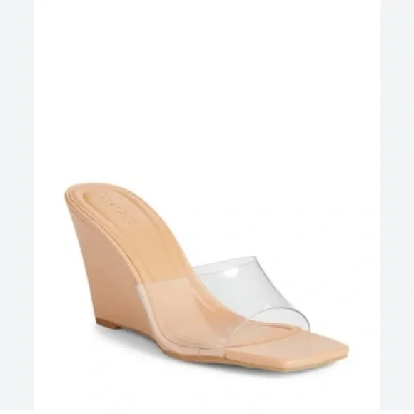 Rowan Wedge Slide Sandal In Blush Sandstone size 10