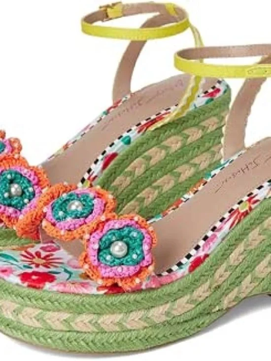 Betsey Johnson Marabela Platform Wedge Multi Color