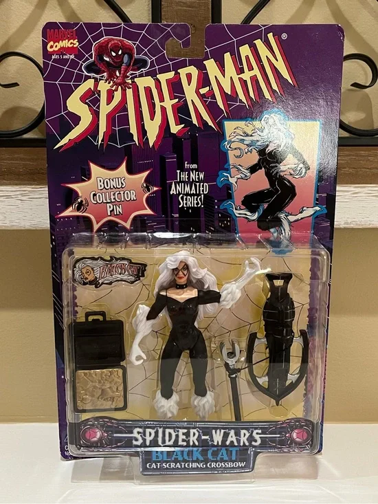 Spider-Man Black Cat Toybiz Action Figure Toy Marvel