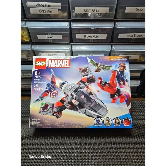 Set - Marvel - 76292 - Captain America vs. Red‎ Hulk Battle