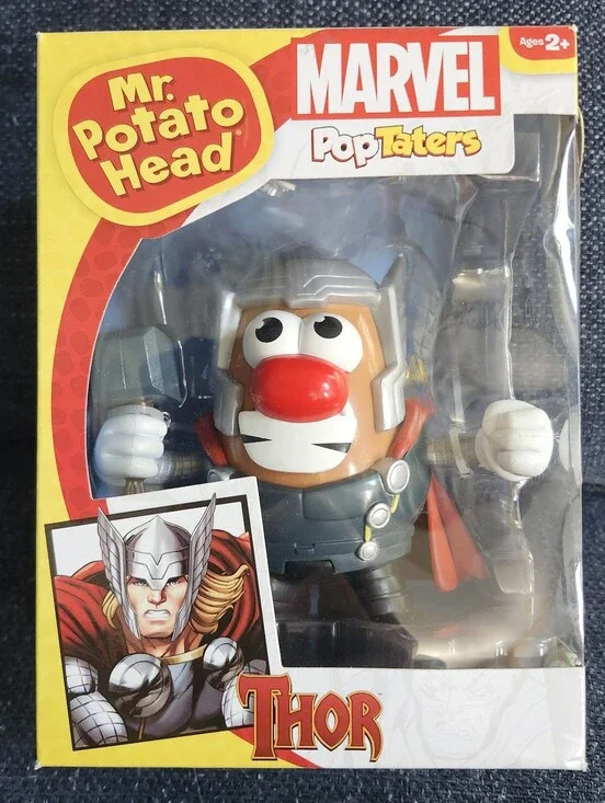 MR. POTATO HEAD MARVEL THOR POP TATERS NEW IN BOX HASBRO RARE