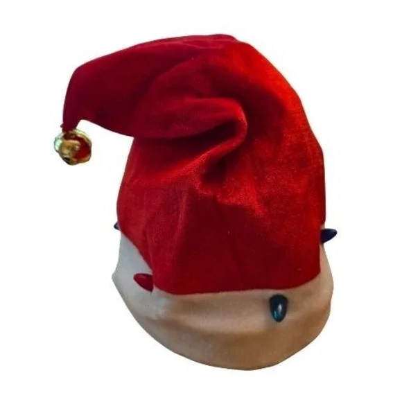 Animated Light Up Music Dancing‎ Santa Hat with Jingle Bell Colorful Christmas