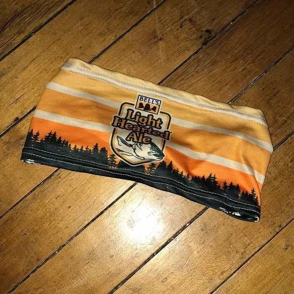 Bell's Light Hearted Ale Orange Striped Headband‎