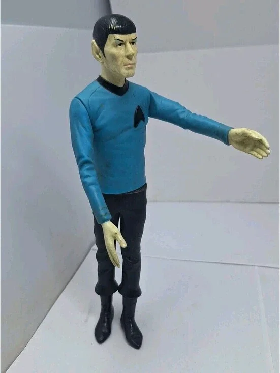 Vintage Mr. Spock Star Trek Action Figure Toy 1991 Hamilton 10.5
