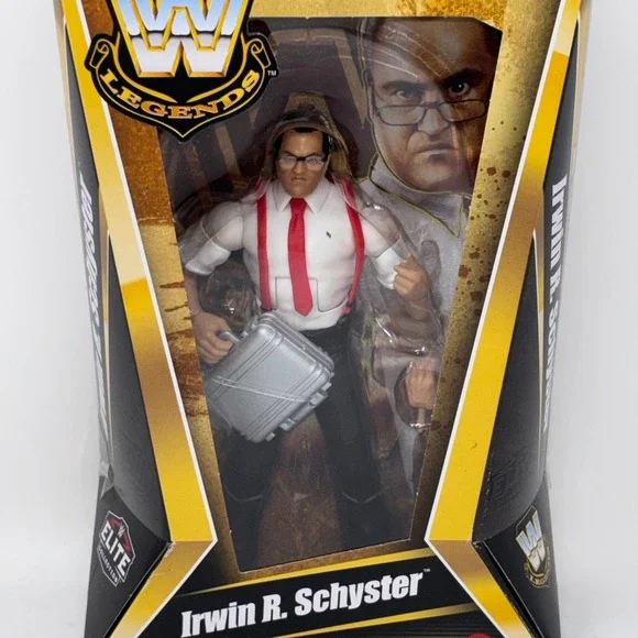 WWE Legends Elite Greatest Hits Irwin R Schyster IRS Mattel Figure Sealed