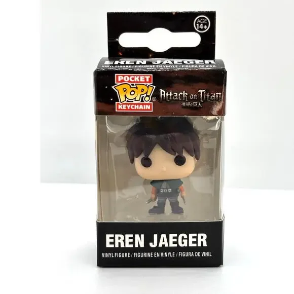 Funko Pocket Pop! Keychain, Eren Jaeger, Attack on Titan - New