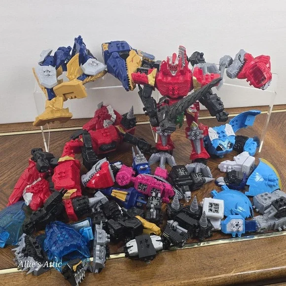 Bandai Power Rangers Dino Fury Ryusoulger DX Megazord Figures Ryusoul‎ Keys Lot