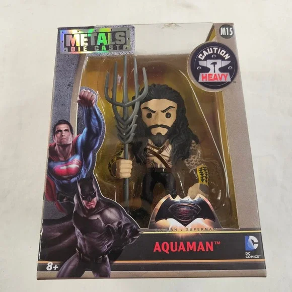 Jada Toys Metals Die Cast Aquaman M15 Batman v Superman Figure DC Comics‎ 97707