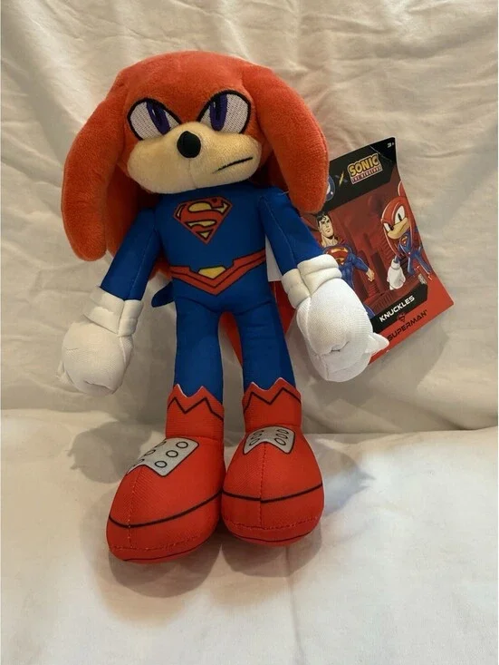 NWT Sonic the Hedgehog x DC Comics Knuckles Superman 9