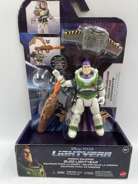 Disney Pixar Lightyear Mission Equipped Buzz Action Figure Toy New With Box