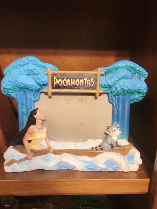 Disney Pocahontas Picture Frame - Blue, White, Tan