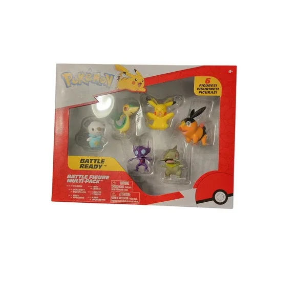 Pokemon Battle Figure Multi-Pack Kids 2 Inch New‎ 6 Figures Pikachu