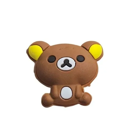 Jibbitz Style Shoe Charm Brown Bear
