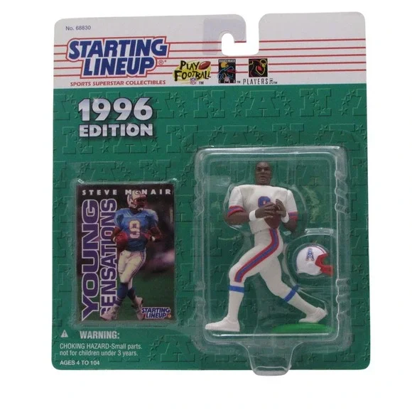 1996 Starting Lineup Steve Mcnair Houston Oilers Football Figure