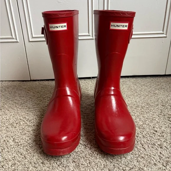 Hunter Classic Red Waterproof Boots