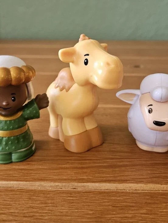 Fisher Price Little People  Replacement Parts Sheep, Giraffe and Wiseman Figures