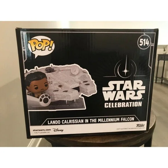 Funko Rides: Star Wars - Lando Calrissian in Millennium Falcon 514 2022 Galactic