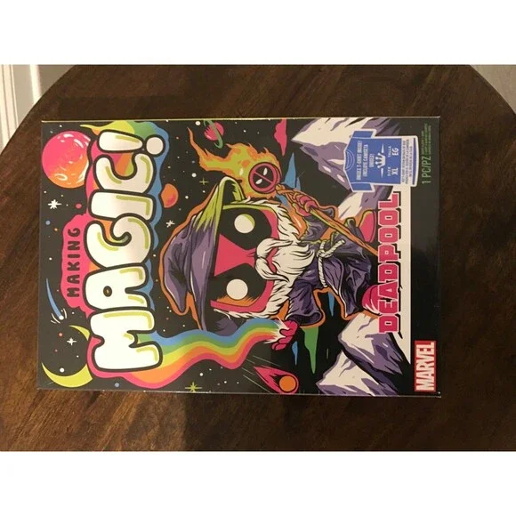 Sealed Deadpool Blacklight Pop! Tee Size Large and Extra Large