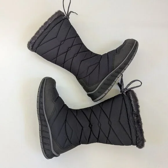 L.L.Bean Snowfield Women's Tall Quilted Boots Size 6