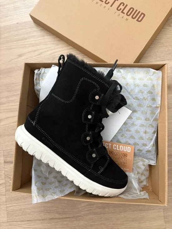 NEW Project Cloud 100% Genuine Leather Womens Snow Boots