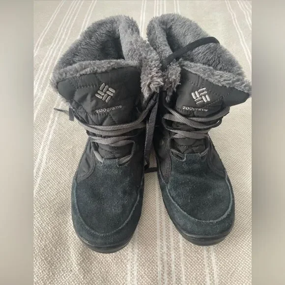 Columbia Women's Black 200 Grams Winter Boots size 7