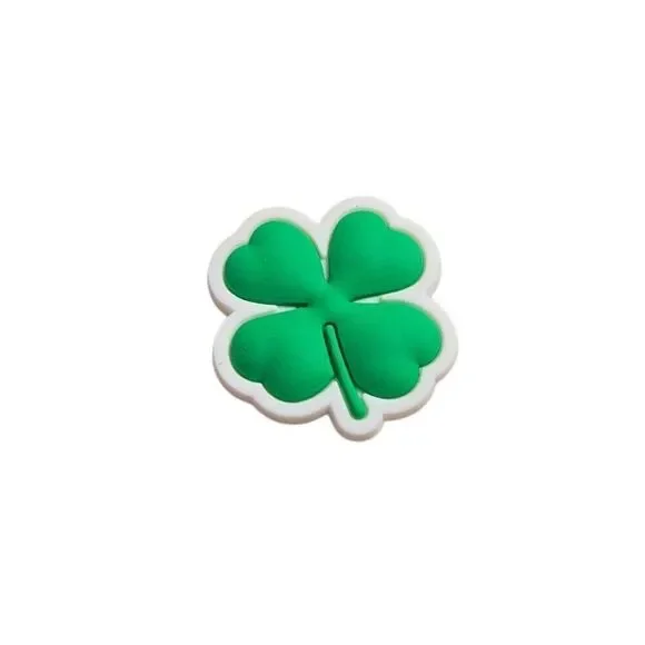 Jibbitz Style Shoe Charm St Patrick's 4 Leaf Clover