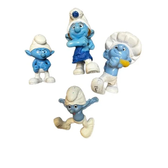 4 Smurfs‎ PVC Figurines 2011-2013