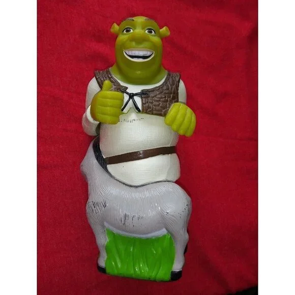 Shrek and Donkey Figurine Hard Plastic Dream works Rare Hard to Find HTF 8