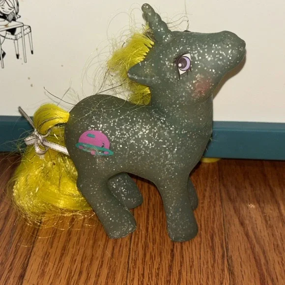 MLP G1 My Little Pony‎ Vintage 1984 Unicorn Sparkle Pony Star Hopper, RARE!