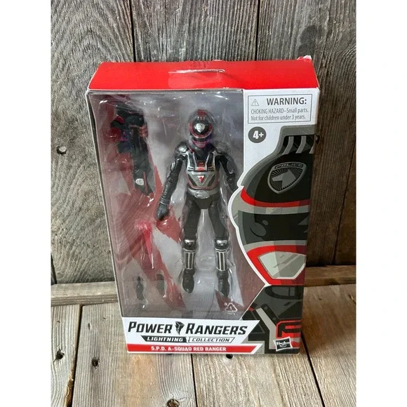 Hasbro Power Rangers Lightning Collection SPD A-Squad Red Ranger Action Figure