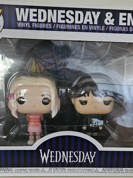 Funko Wednesday & Enid Vinyl Figure 2-Pack - Pink & Black