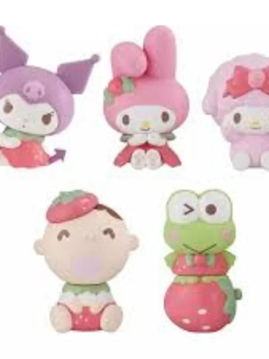 Sanrio Strawberry Kuromi My Melody Keroppi My Piano Minna No Tabo Figure Set