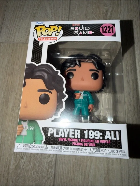 Funko Pop! Squid Game - Player 199 Ali (green, black, brown)