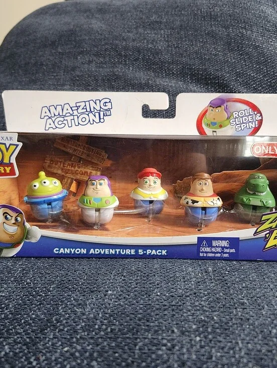 Disney Toy Story Zing Ems Canyon Adventure 5Pack Alien Buzz Jessie Woody Rex NEW