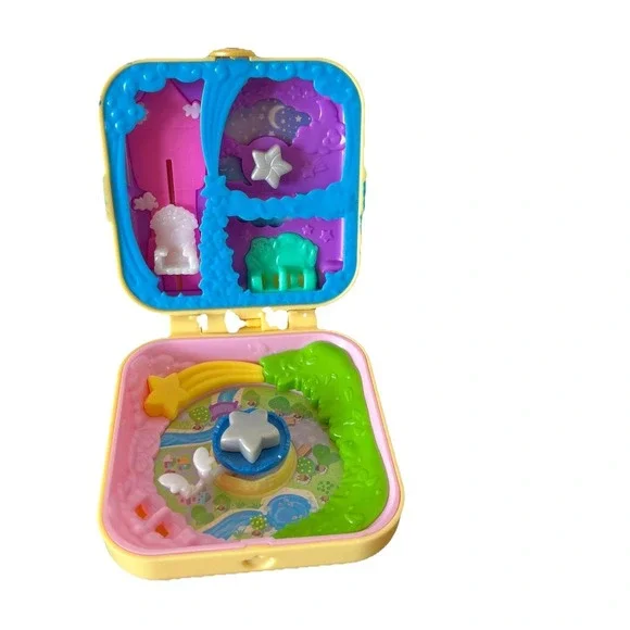 Polly Pocket Magical Starry Dream Castle Playset Mattel GDK78 Yellow Blue