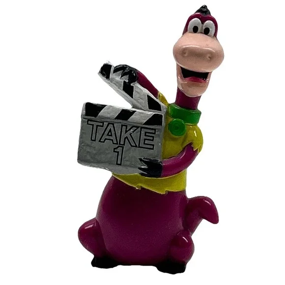 Vintage FLINTSTONES DINO FIGURE HANNA BARBERA 1992 TAKE 1 MOVIE 4