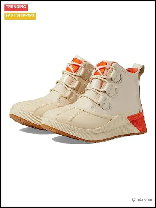 Winter Snow Ankle Boots with Rubber Sole and Lace Up Closure