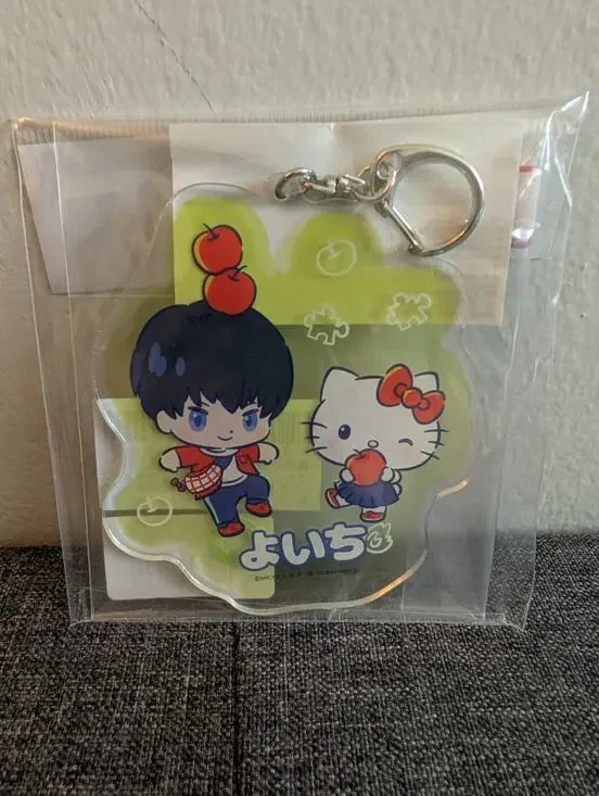 Blue Lock X Sanrio Yoichi Isagi Hello Kitty Acrylic Keychain Brand New