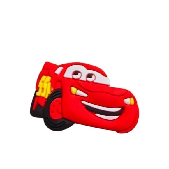 Croc Charm Cars Lightning McQueen