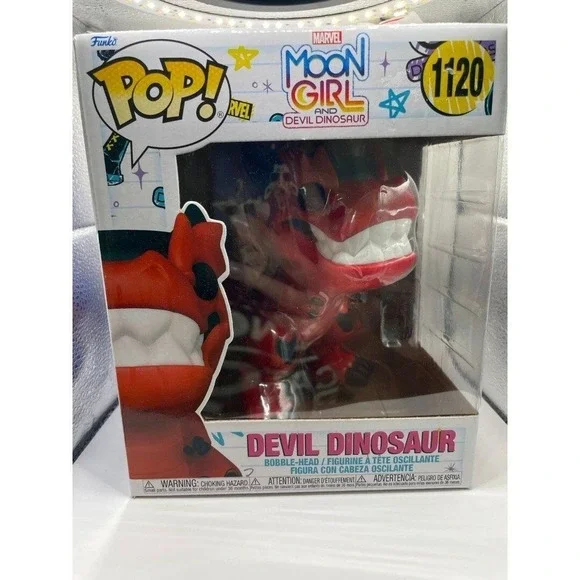 Funko Pop Marvel Moon Girl and Devil Dinosaur‎ Devil Dinosaur 1120 Super Vinyl