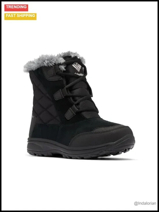 Waterproof Insulated Snow Boots with Faux Fur Trim
