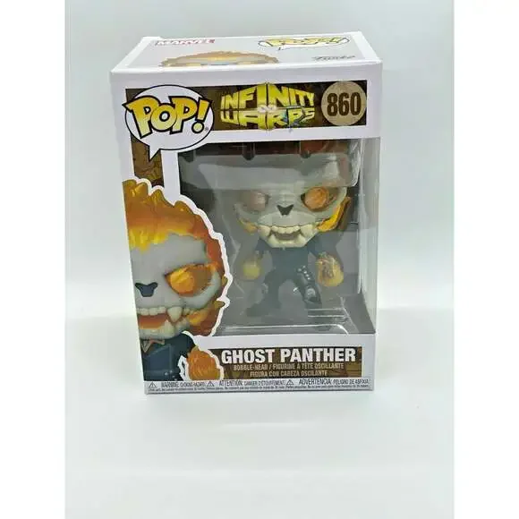 Funko Pop! Marvel Infinity Warps Ghost Panther Vinyl Figure