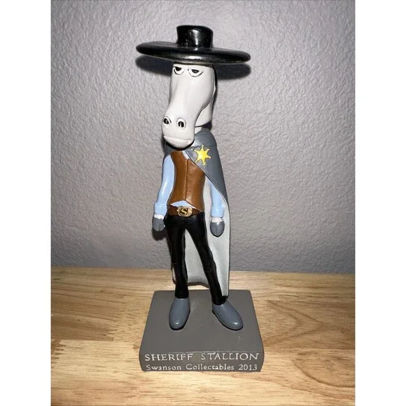 Sheriff Stallion Bobblehead Ultra Rare Swanson Collectibles 2013