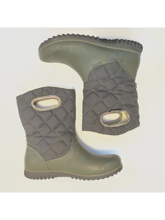 Bogs Women's Juno Winter Boots in Dark Green, Size 7.5