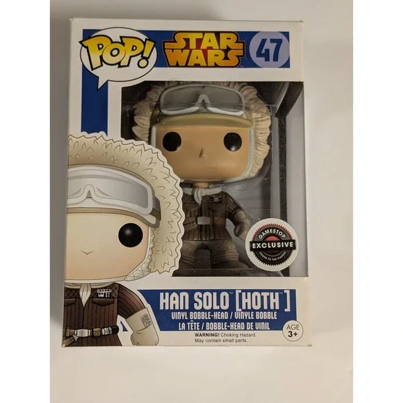 E5‎ Funko Pop Star Wars HAN SOLO Gamestop Exclusive Vinyl Figure 47
