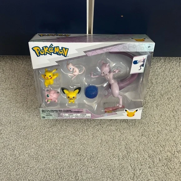 Pokémon 30th Anniversary Battle Figure Multi-Pack featuring Mew (Silver Box)