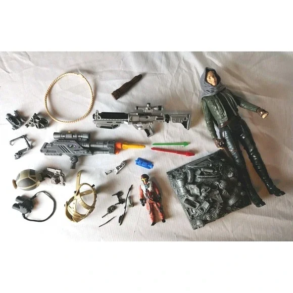 20+ Lot STAR WARS Accessories, Sergeant‎ Jyn Erso 10.5