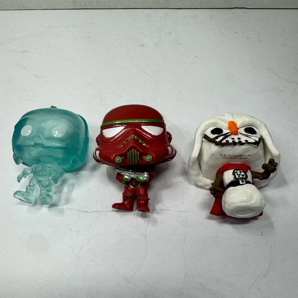Funko Pop‎ Mini Star Wars Holiday 3-Piece Lot Darth Vader, Stormtrooper, C-3PO