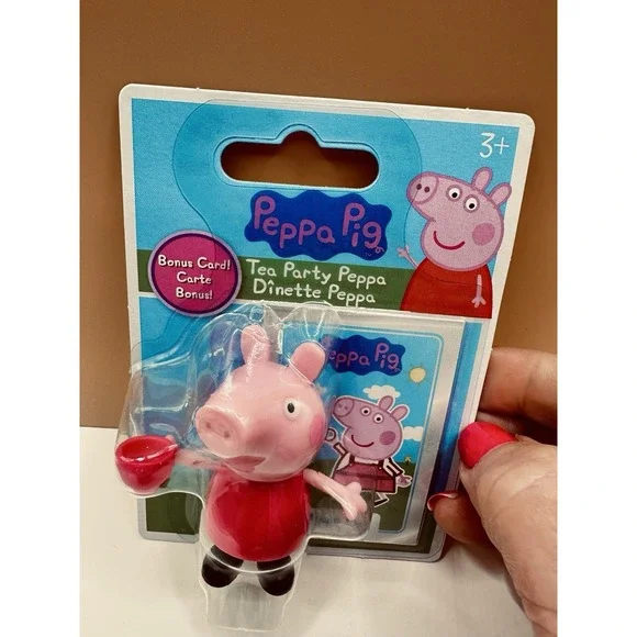 Peppa Pig Tea Party Peppa Figure Bonus Card Just‎ Play 2024 New Sealed So Cute!