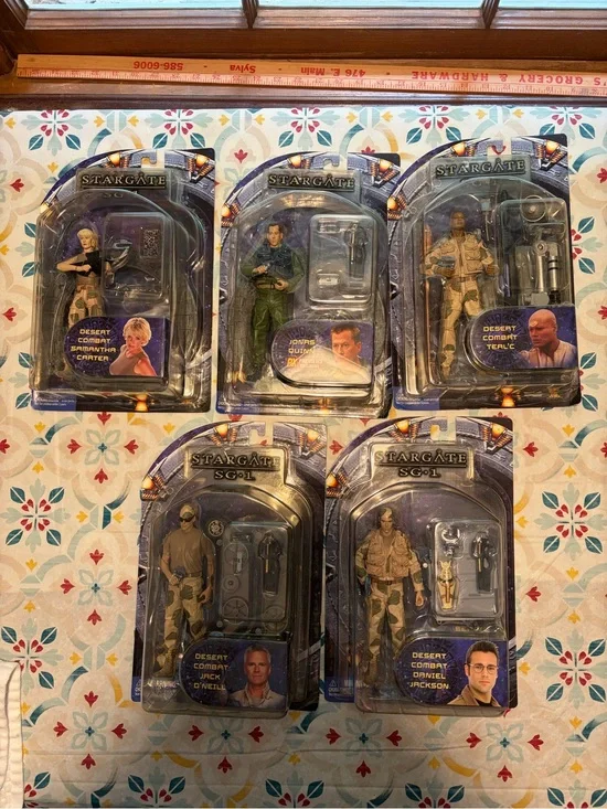 Stargate SG-1, Desert Combat Complete Set, Series 4 action figures